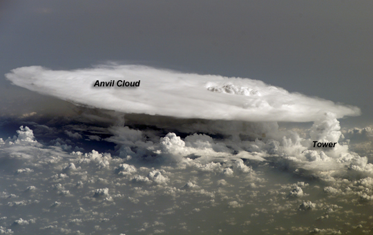 Cumulonimbus &uuml;ber Afrika
