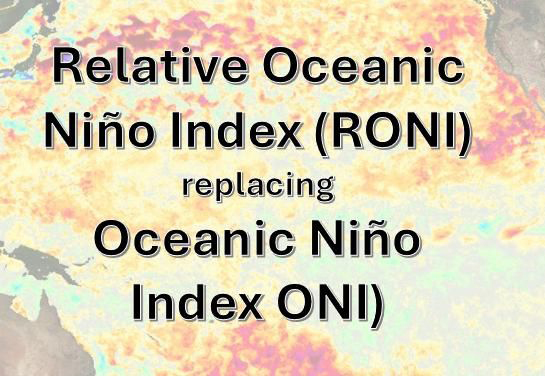 Relative Oceanic Niño Index (RONI)